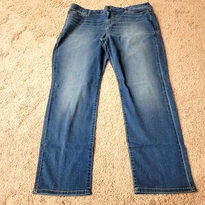 Womens Sonoma Slim Straight Mid Rise Jeans - Size 18W (Brand New With Tags!)
